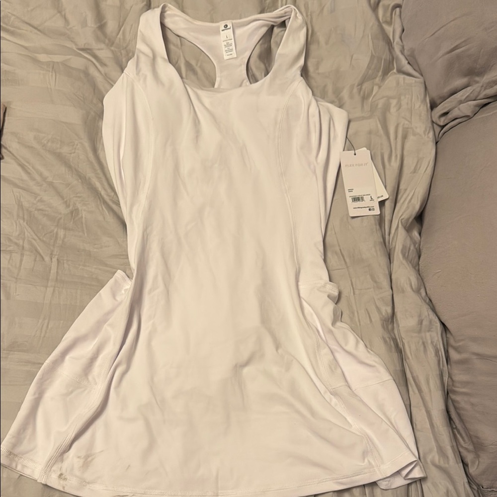 90 Degree By Reflex White Tank Dress